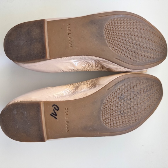 Cole Haan Nude Bow Ballet Flats Size 7.5 - Picture 6 of 6